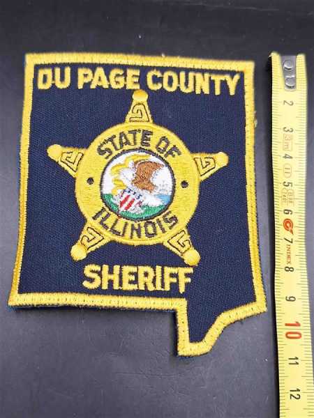 Du Page County Sheriff State of Illinois Polizei Police US Patch Ärmelabzeichen