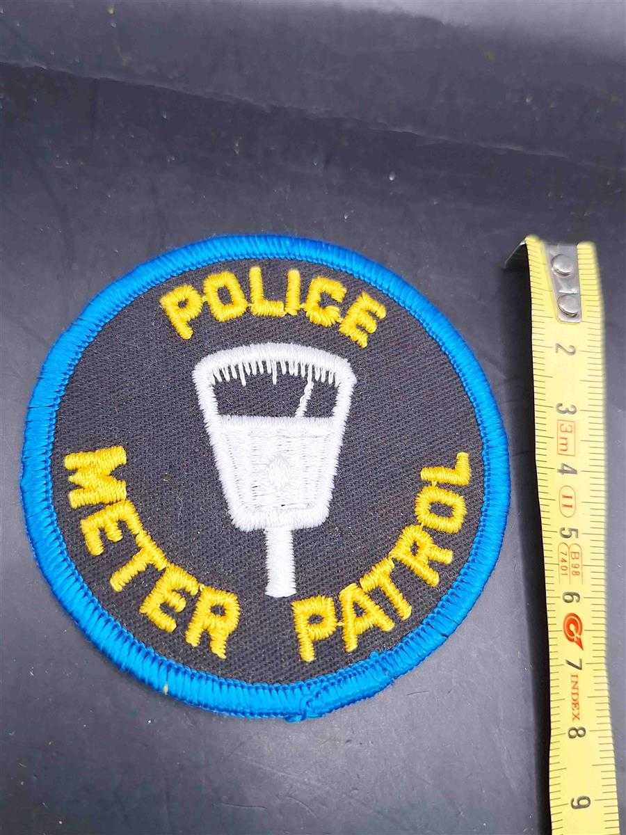 Police Meter Patrol Polizei Police US Patch Ärmelabzeichen USA - Mili ...
