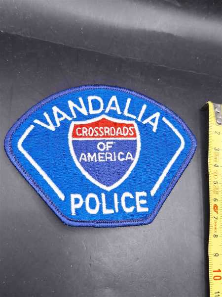 Vandalia Crossroads of America Polizei Police US Patch Ärmelabzeichen USA