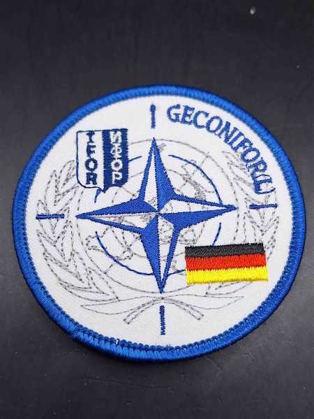 Bundeswehr Patch Ärmelabzeichen IFOR Geconifor L NATO Defense International RAR