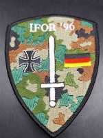 Bundeswehr Patch Ärmelabzeichen IFOR Tarnung Flagge...