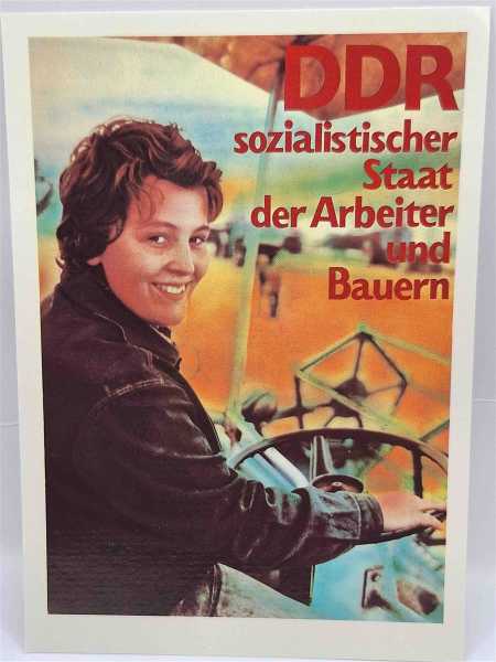 DDR NVA Politik Propaganda Ansichtskarte Sozialistischer Staat der Arbeiter und Bauern