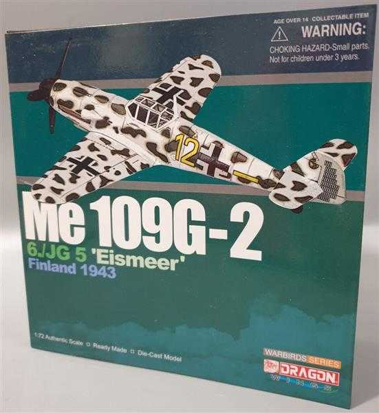 Dragon 50069 Me 109G-2 6./JG 5 Eismeer Finland 1943 Metal Fertigmodell 1:72