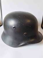 Stahlhelm Casque Steelhelmet Wehrmacht gr. 56 BGS Bundesgrenzschutz