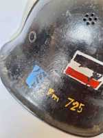 Stahlhelm Casque Steelhelmet Werkschutzhelm mit Ziegelbrecher Feuerwehrhelm M34