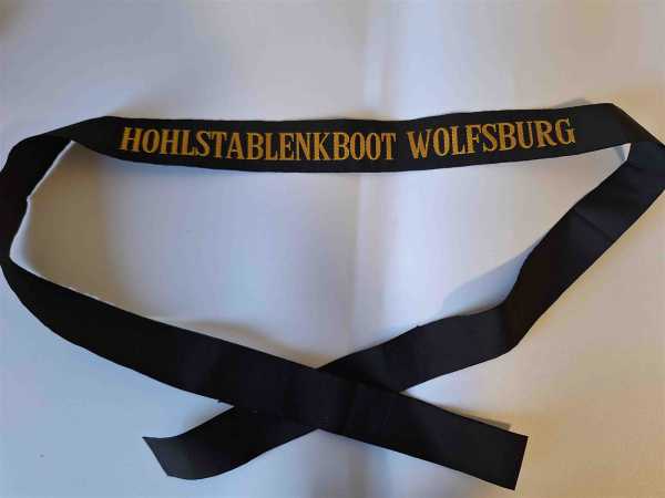 Mützenband Tellermütze Bundeswehr Bundesmarine Hohlstablenkboot Wolfsburg