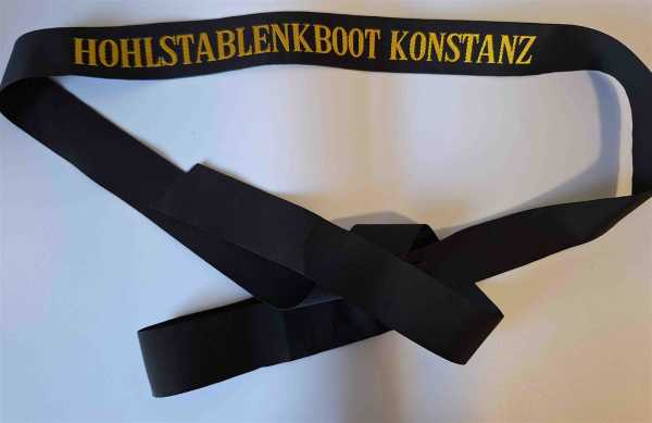 Mützenband Tellermütze Bundeswehr Bundesmarine Hohlstablenkboot Konstanz