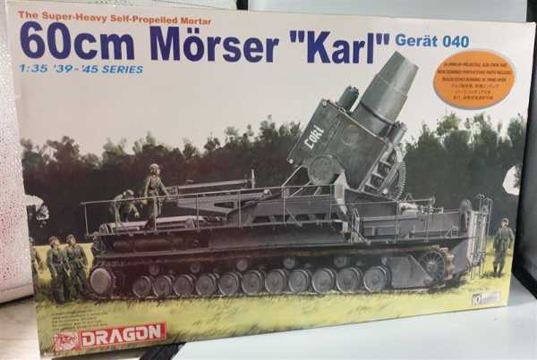 Dragon 6179 60cm Mörser Karl Modellbau Satz Gerät 040 1:35 Geschütz