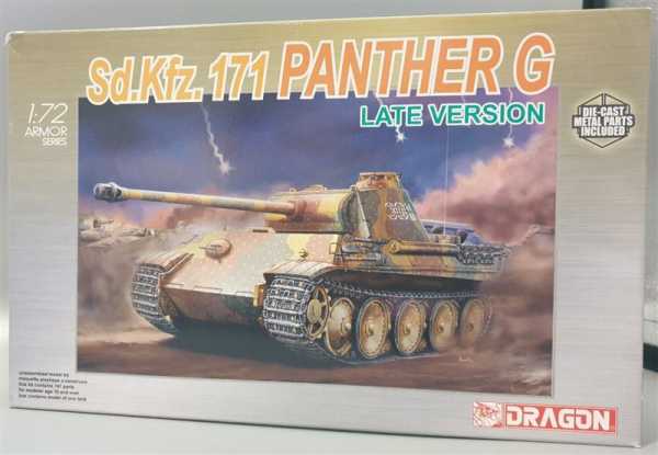 Dragon 7206 Sd.Kfz. 171 Panther G Late Version + Metal Teile Panzer Tank 1:72