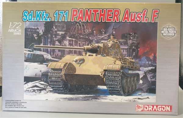 Dragon 7207 Sd.Kfz. 171 Panther Ausf. F + Metal Teile Panzer Tank 1:72