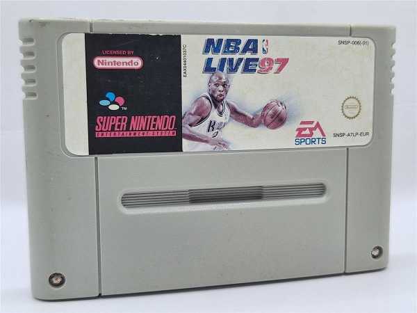 SNES Super Nintendo Modul Spiel Game NBA Live 97 Basketball