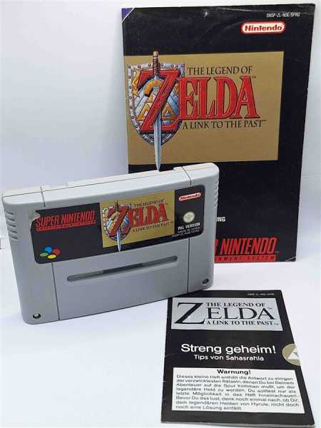 SNES Super Nintendo Modul Spiel The Legend of Zelda A Link to the Past Anleitung