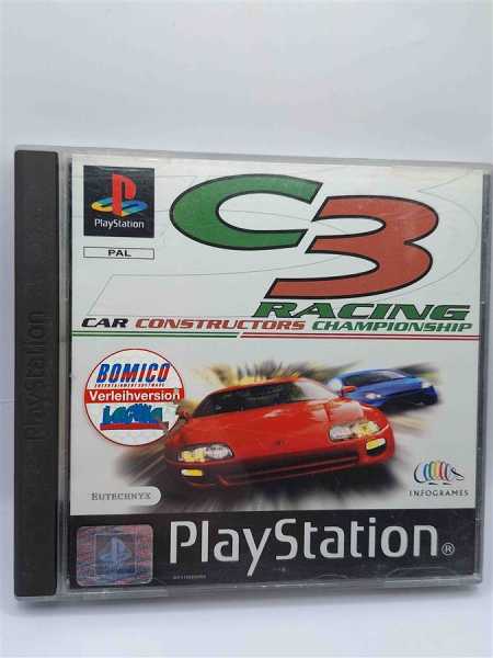 PlayStation 1 PS 1 C3 Racing Car Constructors Championship + Anleitung Rennspiel