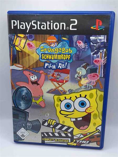 PlayStation 2 PS2 Spongebob Schwammkopf Film Ab - Komplett in Deutsch +Anleitung