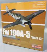 Dragon Wings 50095 Fw 190A-5 Black 13 Priller JG 26 1943 Fertigmodell Metal 1:72