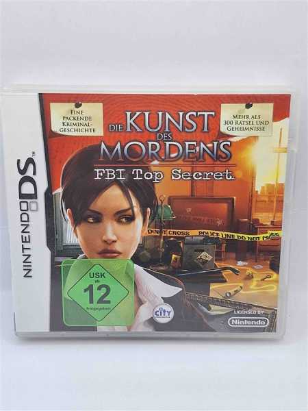 Nintendo DS Die Kunst des Mordens FBI Top Secret Kriminalgeschichte 300 Rätsel