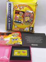 GBA Gameboy Advance 2 Games in 1 Spongbebob Schwammkopf...