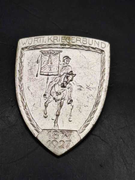 Orden Abzeichen Württemberg Kriegerbund 1877-1927 Militaria 50 Jahre