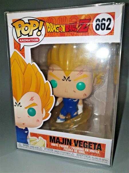 FUNKO POP Dragonball Z Majin Vegeta 862  IN PROTECTOR  TOP Zustand