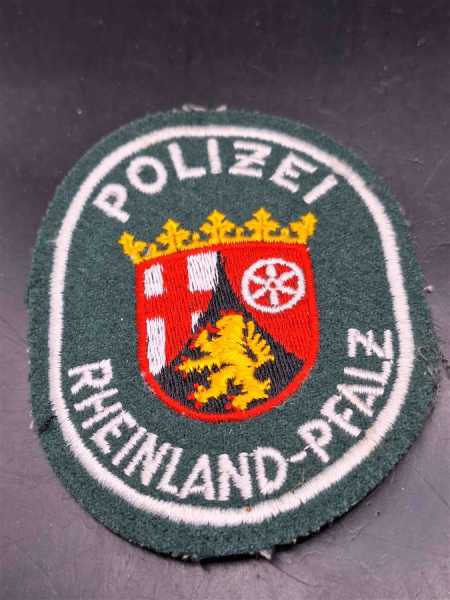 Stoffabzeichen Ärmelabzeichen Polizei Rheinland-Pfalz Uniform alt