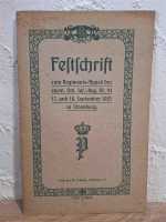 Festschrift zum Regiments Appell des ehem. Old. Inf. Regiment Nr. 91 1921