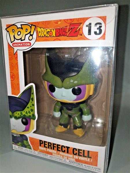 FUNKO POP Dragonball Z Perfect Cell 13 IN PROTECTOR TOP Zustand RAR