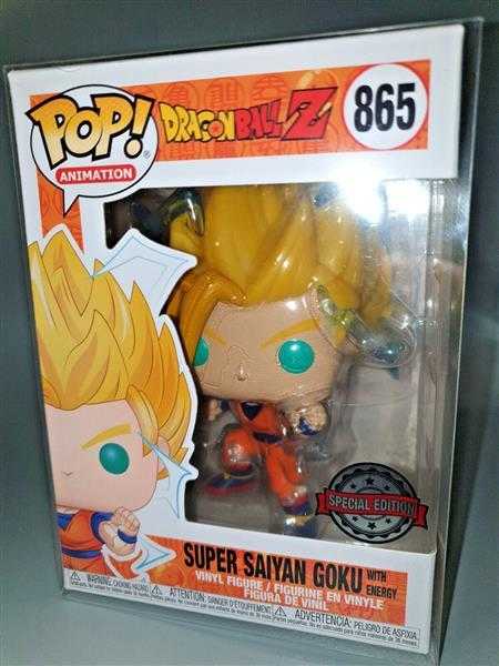 FUNKO POP Dragonball Z Super Saiyan Gogu with Energy IN PROTECTOR 865 SPECIAL