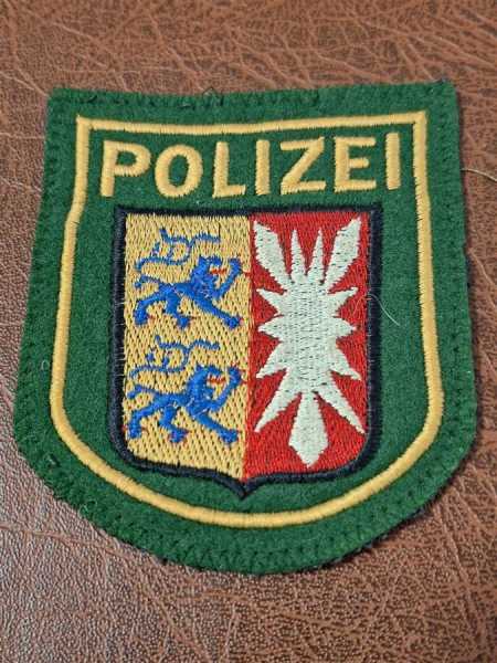 Stoffabzeichen Ärmelabzeichen Polizei Schleswig-Holstein Patch BRD