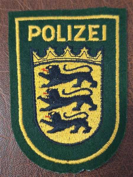 Stoffabzeichen Ärmelabzeichen Polizei Patch BRD Baden-Württemberg