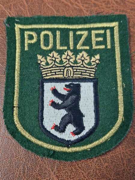 Stoffabzeichen Ärmelabzeichen Polizei Patch BRD Berlin