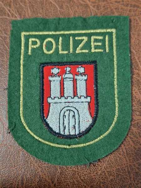 Stoffabzeichen Ärmelabzeichen Polizei Patch BRD Hamburg