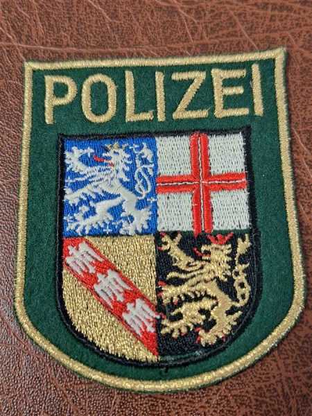 Stoffabzeichen Ärmelabzeichen Polizei Patch BRD Saarland