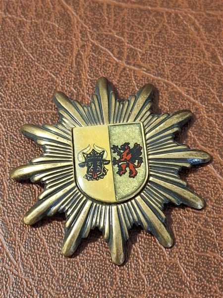 Mützenabzeichen Mützenstern Polizei Orden Badge BRD Mecklenburg-Vorpommern