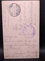 AK Ansichtskarte Postkarte Feldpost Rastatt 28. Res. Division Patriotismus