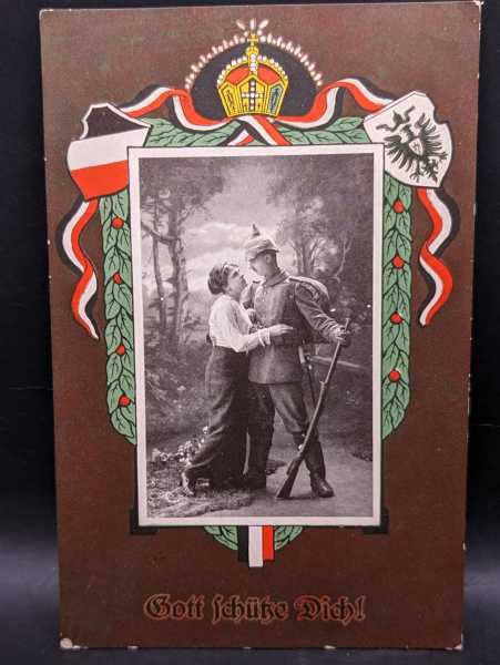 AK Ansichtskarte Postkarte Feldpost 18. Infanterie-Regiment Nr. 192  Soldat