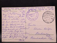 AK Ansichtskarte Postkarte Feldpost Kriegsbilder aus den Vogesen Bergbefestigung