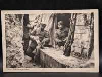 AK Ansichtskarte Postkarte Feldpost Inf. reg 176. Schützengraben Gewehr Soldaten