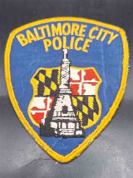 Baltimore City Police US Patch Ärmelabzeichen USA Old Alt