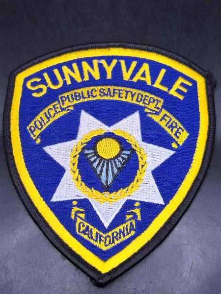 Sunnyvale Police Public Safety Dept. Fire California US Patch Ärmelabzeichen USA