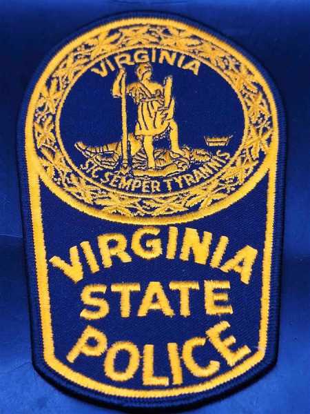 Sic Semper Tyrannis Virginia State Police US Patch Ärmelabzeichen USA