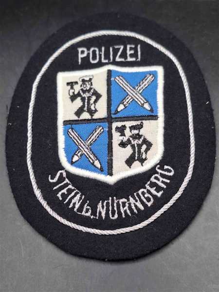 Stoffabzeichen Ärmelabzeichen Polizei Patch Stein b. Nürnberg Bayern RAR