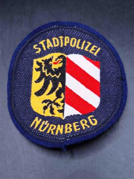 Stoffabzeichen Ärmelabzeichen Polizei Patch Stadtpolizei Nürnberg Bayern RAR