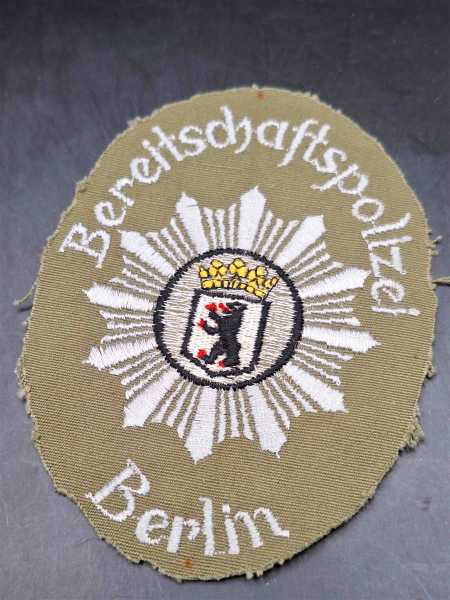 Stoffabzeichen Ärmelabzeichen Polizei Patch Bereitschaftspolizei Berlin