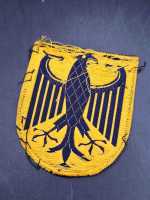 Stoff Ärmelabzeichen Bundesgrenzschutz Bundespolizei Polizei Patch Adler Gold