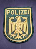 Stoff Ärmelabzeichen Bundesgrenzschutz Bundespolizei Polizei Patch Bundesadler