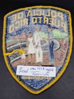 Polizei Ärmelabzeichen Patch Policia de Puerto Rico Proteccion Integridad