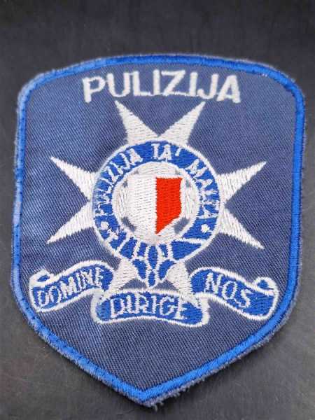 Polizei Ärmelabzeichen Patch Malta DOMINE DIRIGE NOS Polizei RAR