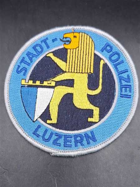 Ärmelabzeichen Stoffabzeichen Patch Schweiz Switz Stadtpolizei Luzern Kanton