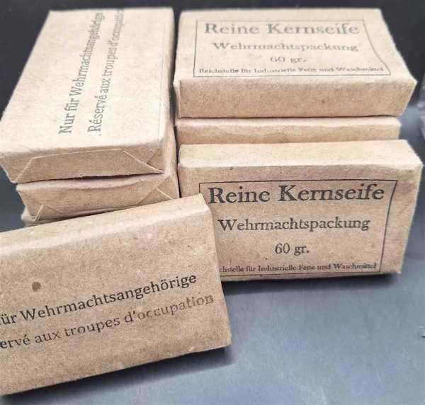 1x Reine Kernseife Wehrmachtspackung Nur für Wehrmachtsangehörige OVP Militaria