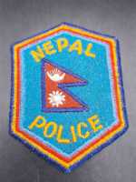 Ärmelabzeichen Stoffabzeichen Patch Nepal Police...